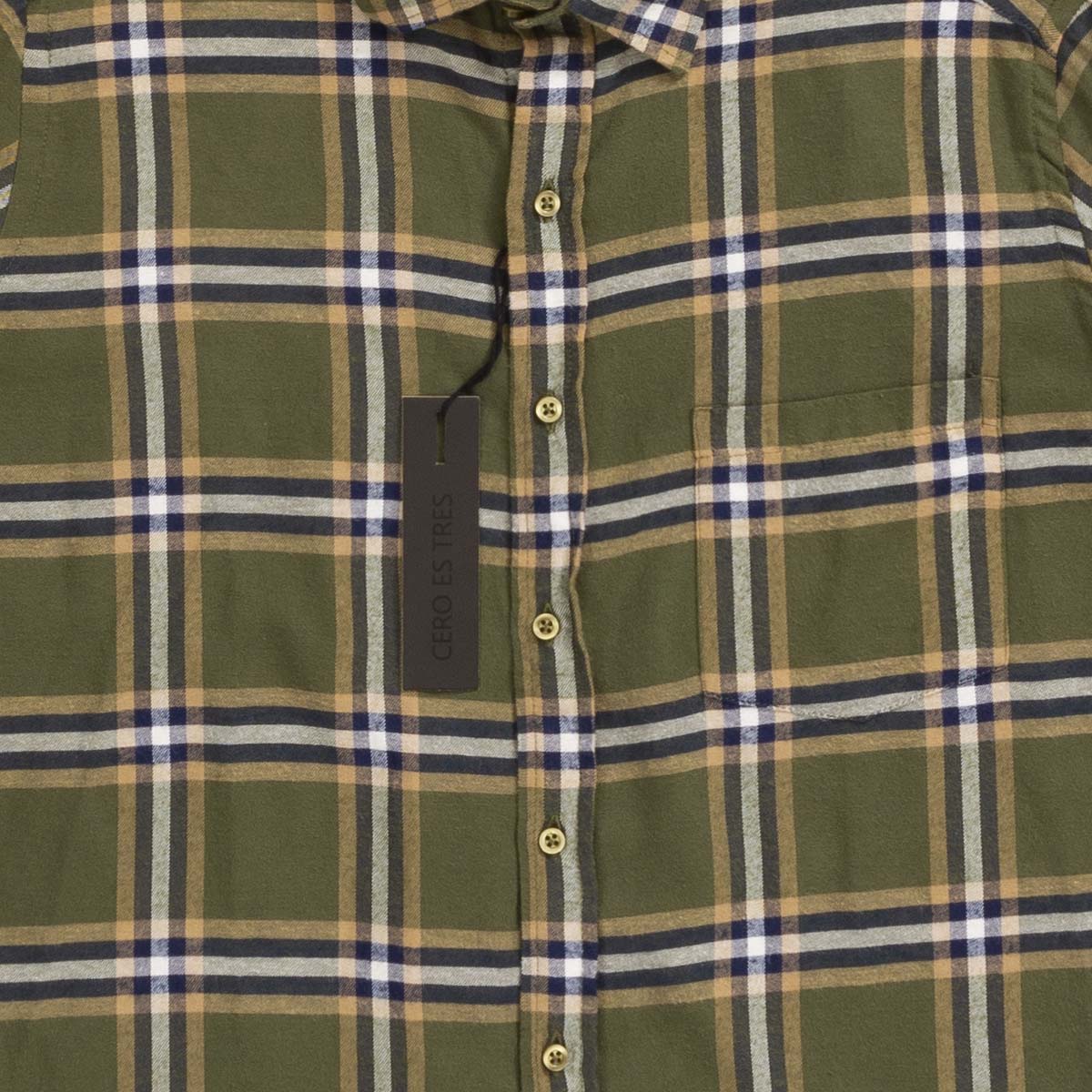 6606VIYMLVE - CAMISA TOBY LEÑSP VERDE